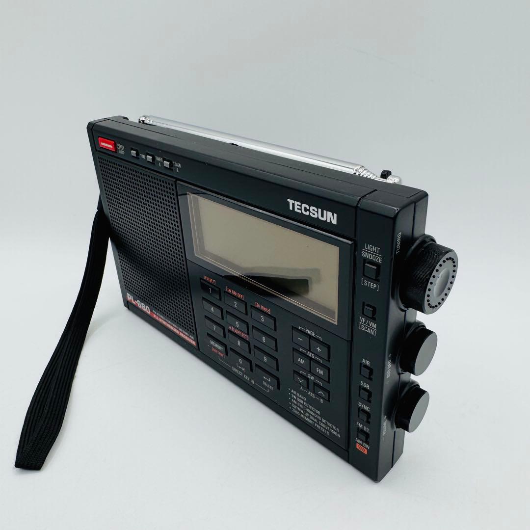 【美品】TECSUN　短波ラジオ　PL-680