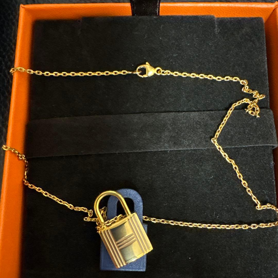 ⭐︎♪⭐︎様　エルメス　HERMES オーケリー　カデナ　ネックレス　ネイビー