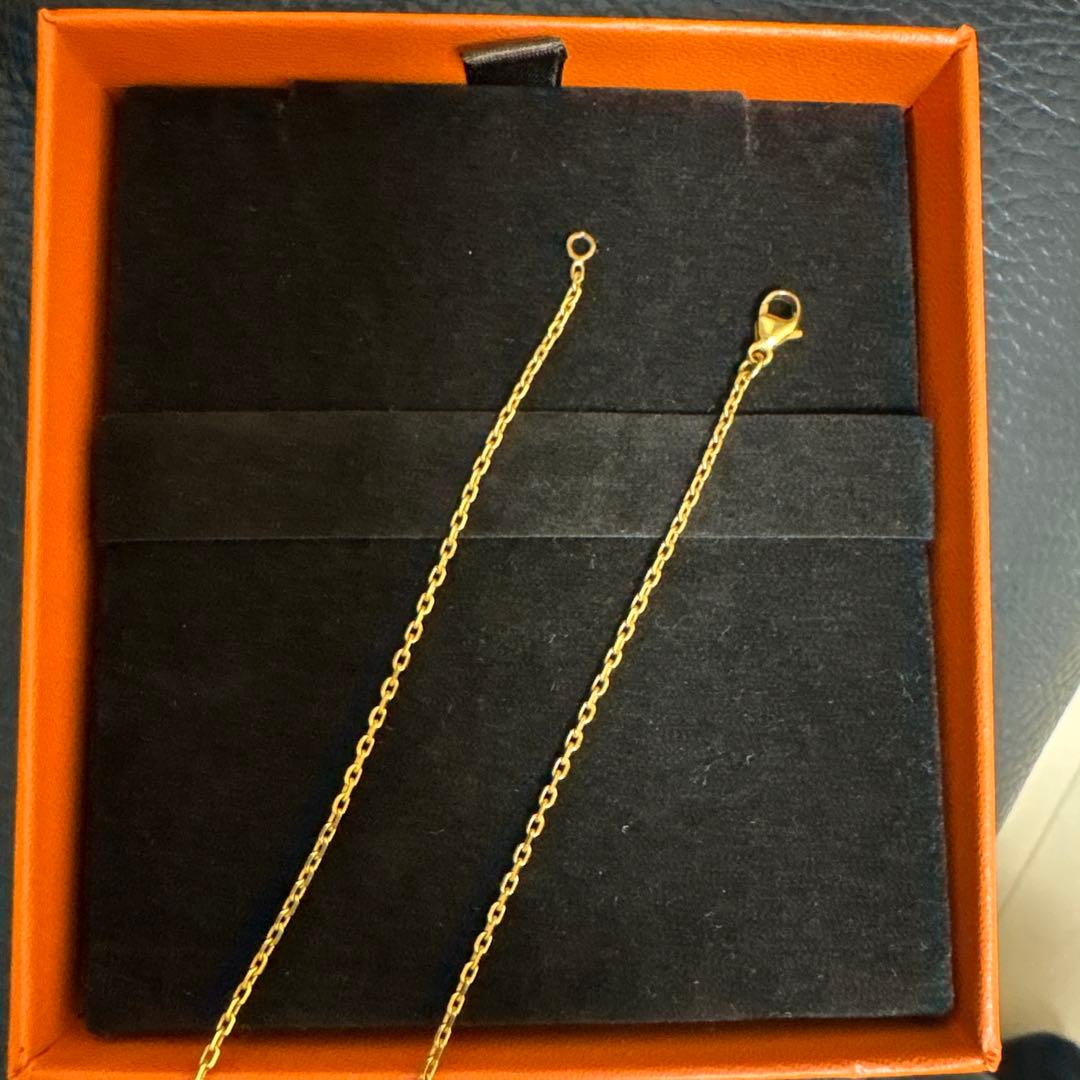 ⭐︎♪⭐︎様　エルメス　HERMES オーケリー　カデナ　ネックレス　ネイビー