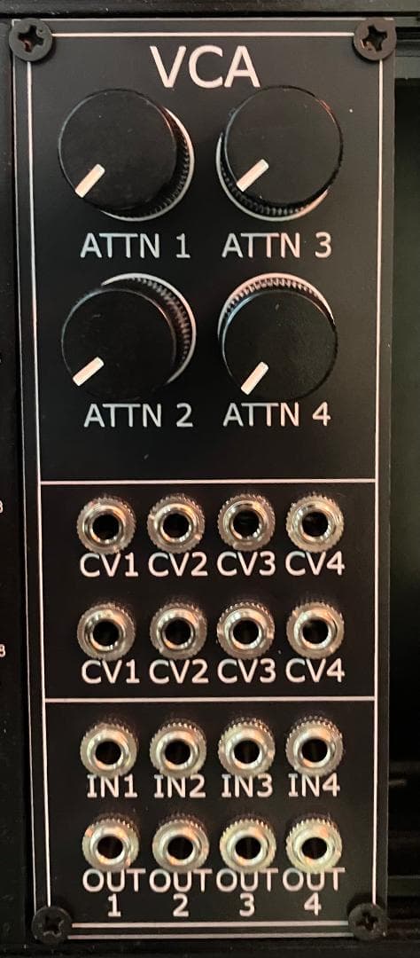 新品 モジュラーシンセ QUAD VCA ユーロラック