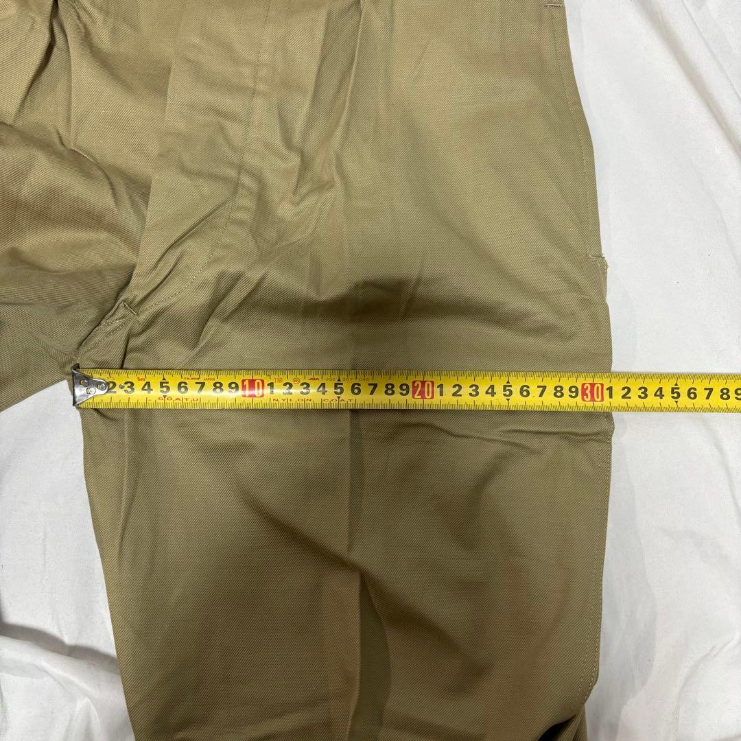 フランス軍　50's M52 チノパン デッドストック 実物　官給品　神サイズ