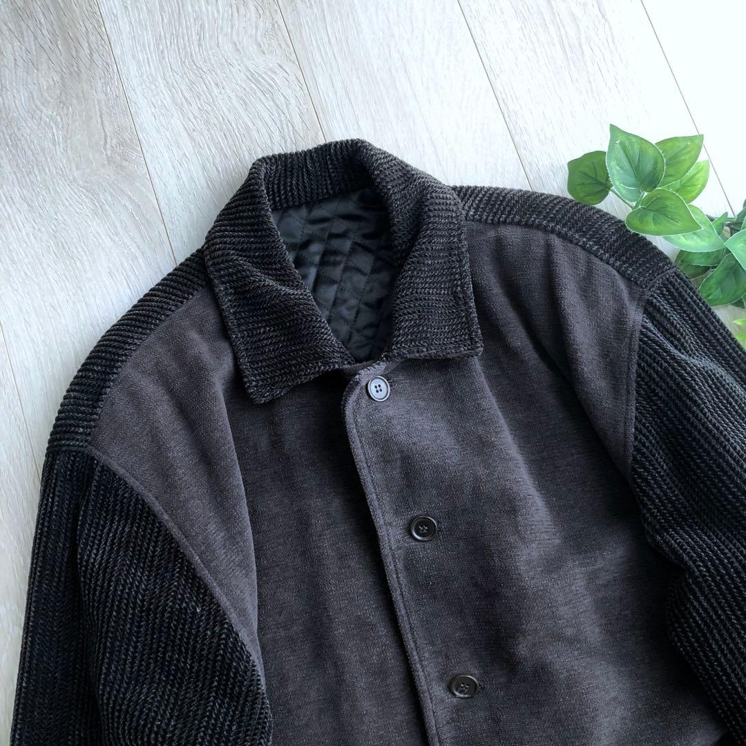 希少 VINTAGE ビンテージ カバーオール M コーデュロイ キルティング