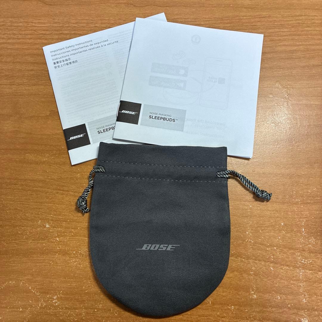 睡眠騒音対策　NOISE-MASKING SLEEPBUDS 【BOSE】