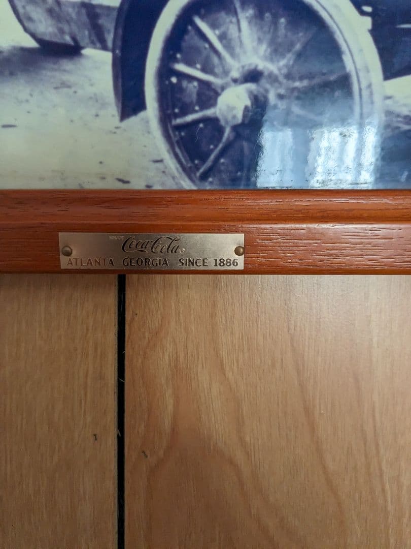 コカコーラ配達写真額