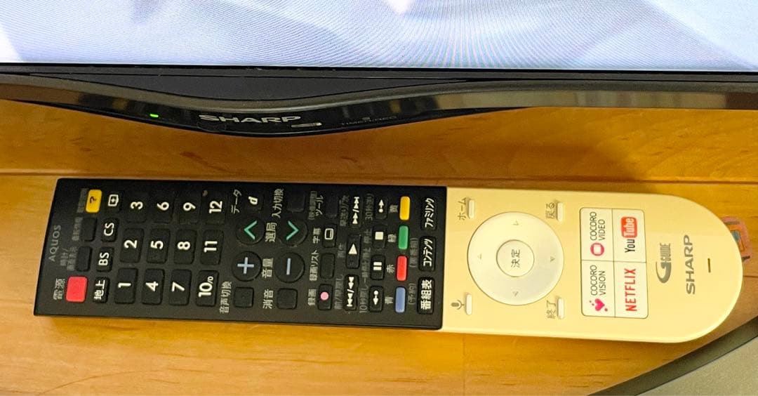 シャープ（4T-C40AJ1）4K液晶テレビ　AndroidTV　2019年製