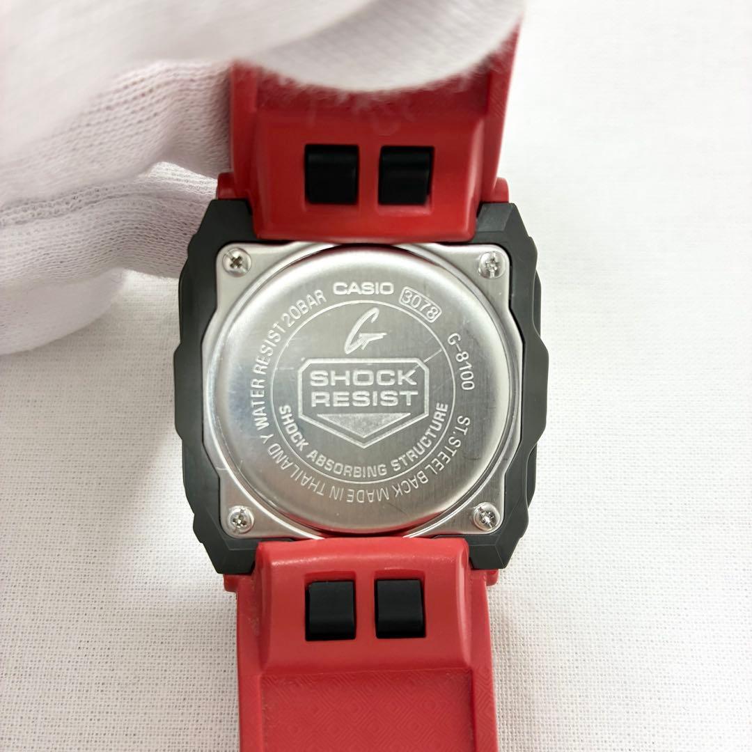 【希少品】G-SHOCK G-8100 CASIO レッド　廃盤