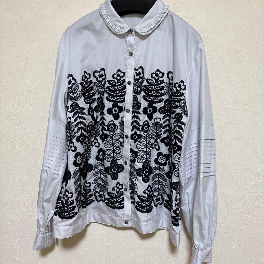 未使用 ミナペルホネン 38 swing garden ブラウス