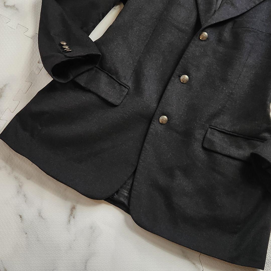 XXL相当 HUGO BOSS ジャケット 総カシミヤ コロンボ ペイズリー総柄