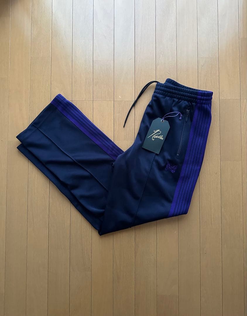 needles トラックパンツ　23AW 紺紫