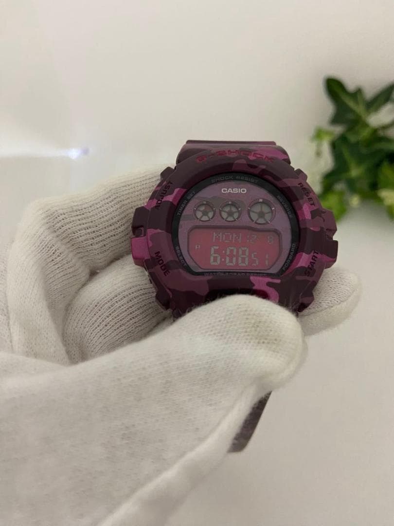 稼動 G-SHOCK DW-6900CF ピンクパープル　迷彩　カモフラージュ