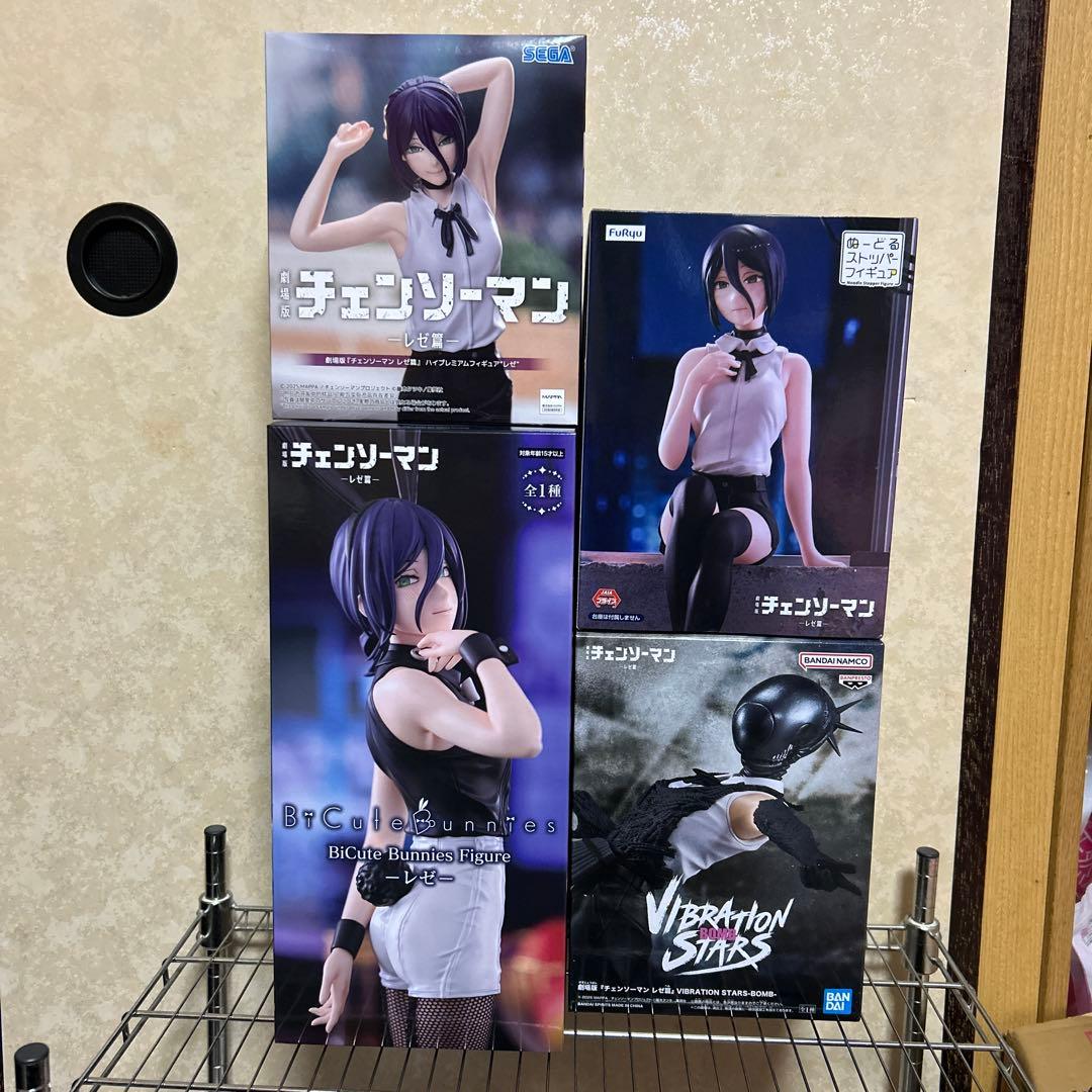 早い者勝ち！　チェンソーマン　レゼ　フィギュア　４個セット