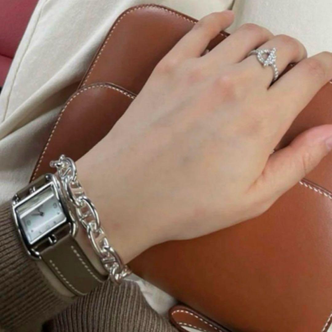 solid soil　新品　エルメス シェーヌダンクルGM 14