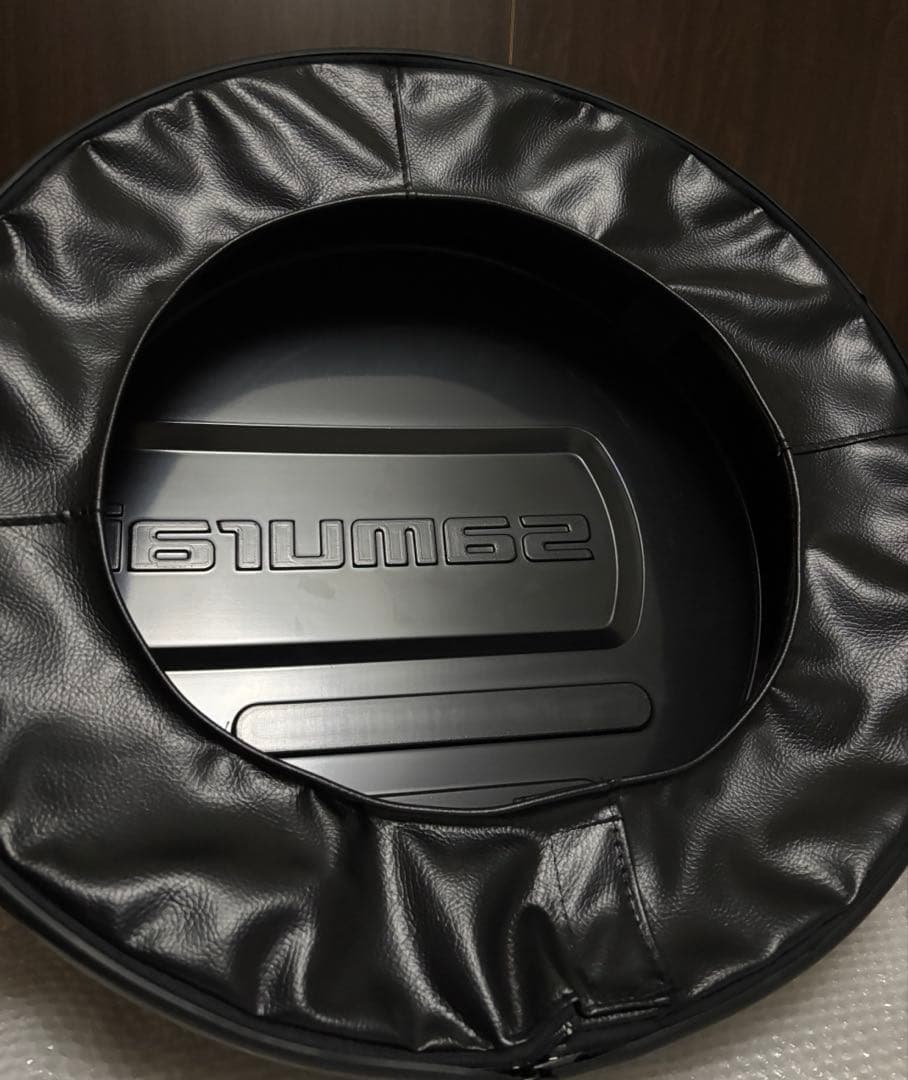 新型ジムニーリアスペアタイヤカバーsamurai 175/80R16用グレー