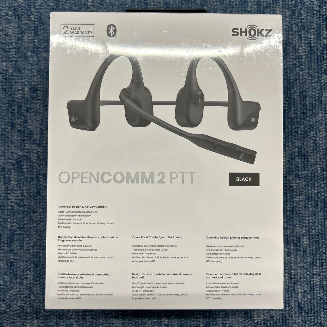 イヤホン SHOKZ OPENCOMM2 PTT