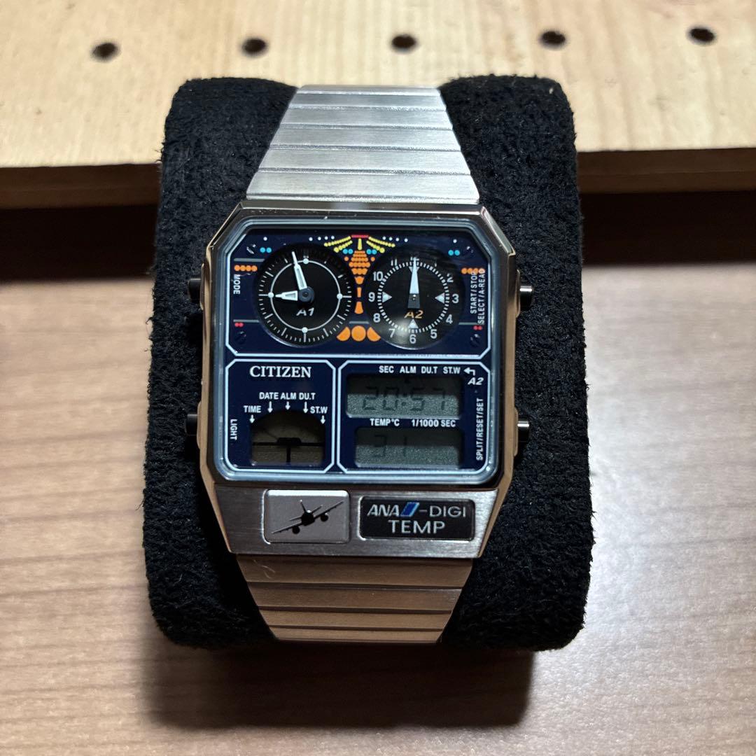 CITIZEN ANA-DIGI TEMP デジタル腕時計