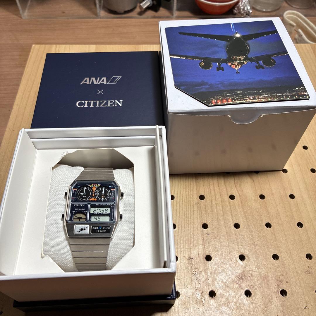 CITIZEN ANA-DIGI TEMP デジタル腕時計