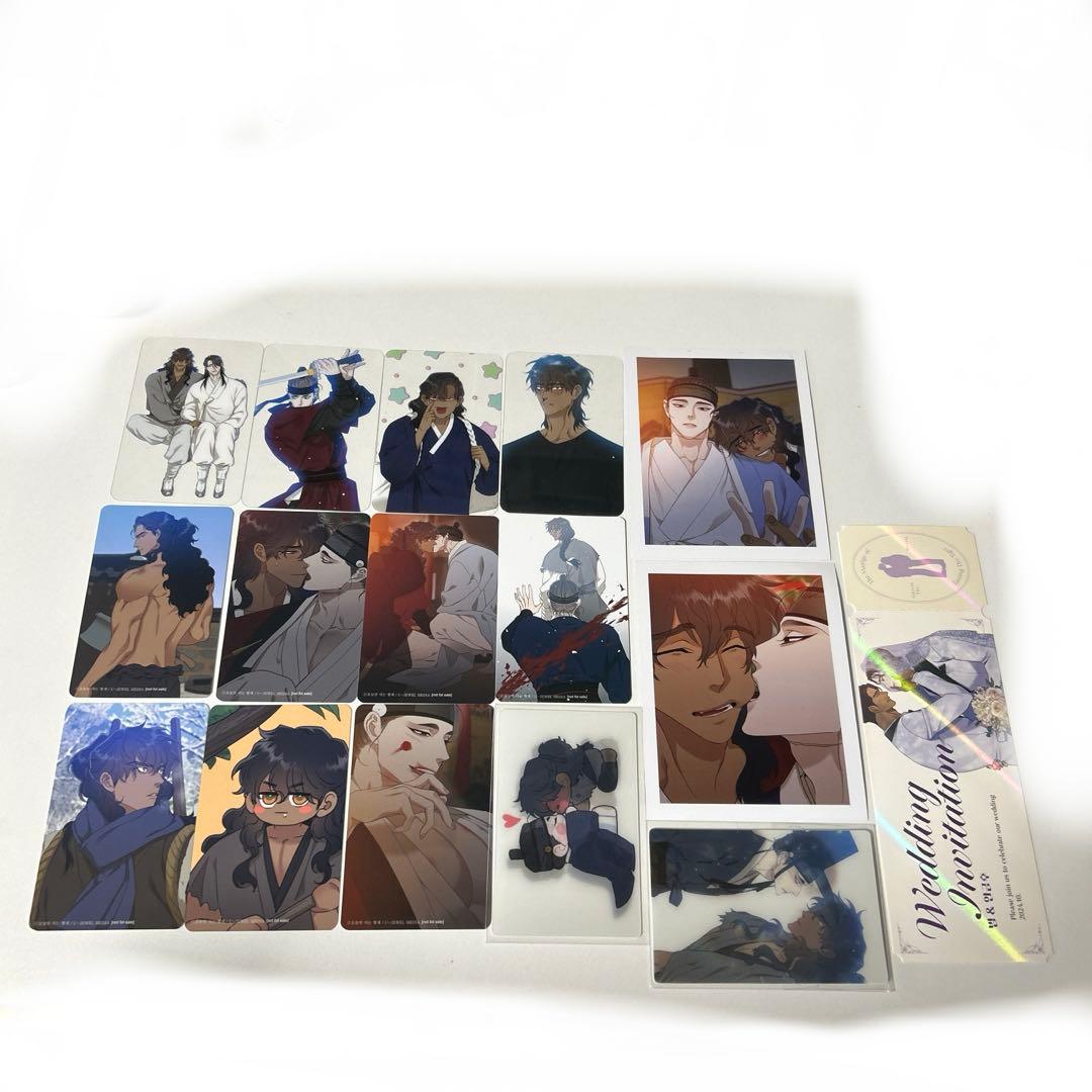 韓国bl目に虎の宿るが如しBonare shop限定特典フォトカードチェキ16点