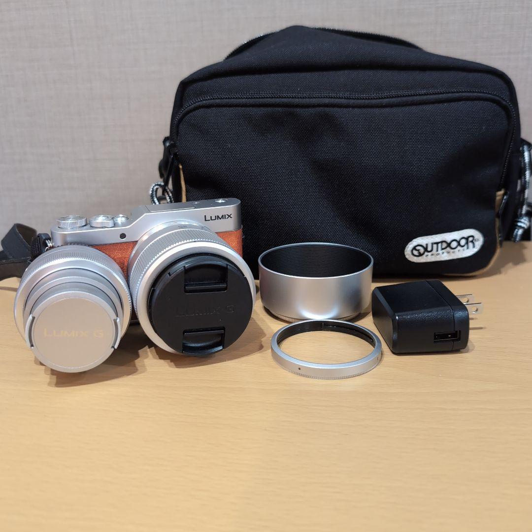 LUMIX ミラーレス一眼 カメラ DC-GF9 ダブルレンズキット オレンジ