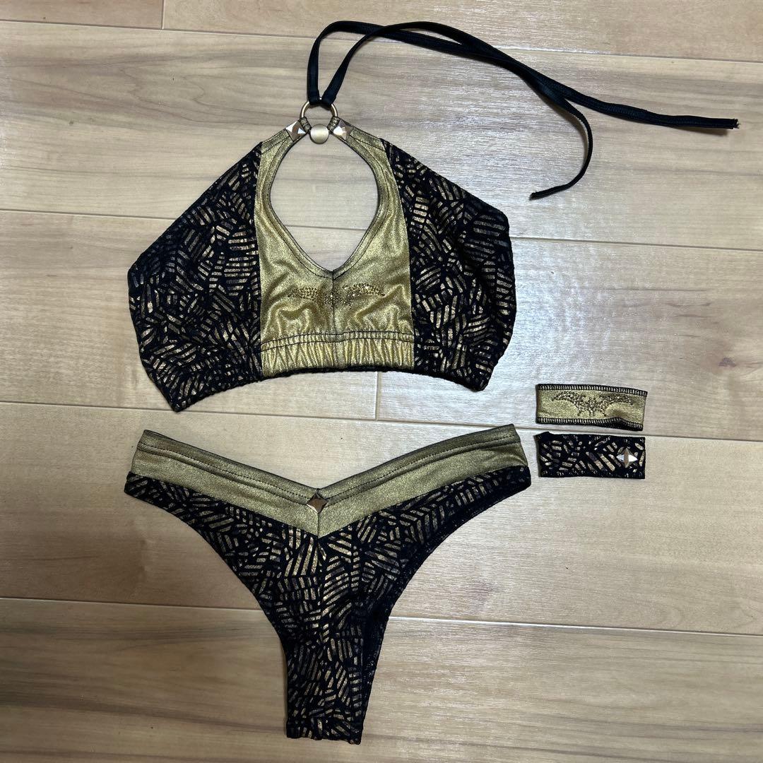 coco・zacqueセパレート水着/スポーツビキニ/コンテスト　上下セット