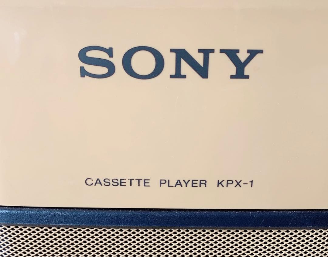 SONY KPX-1 カセットプレーヤー