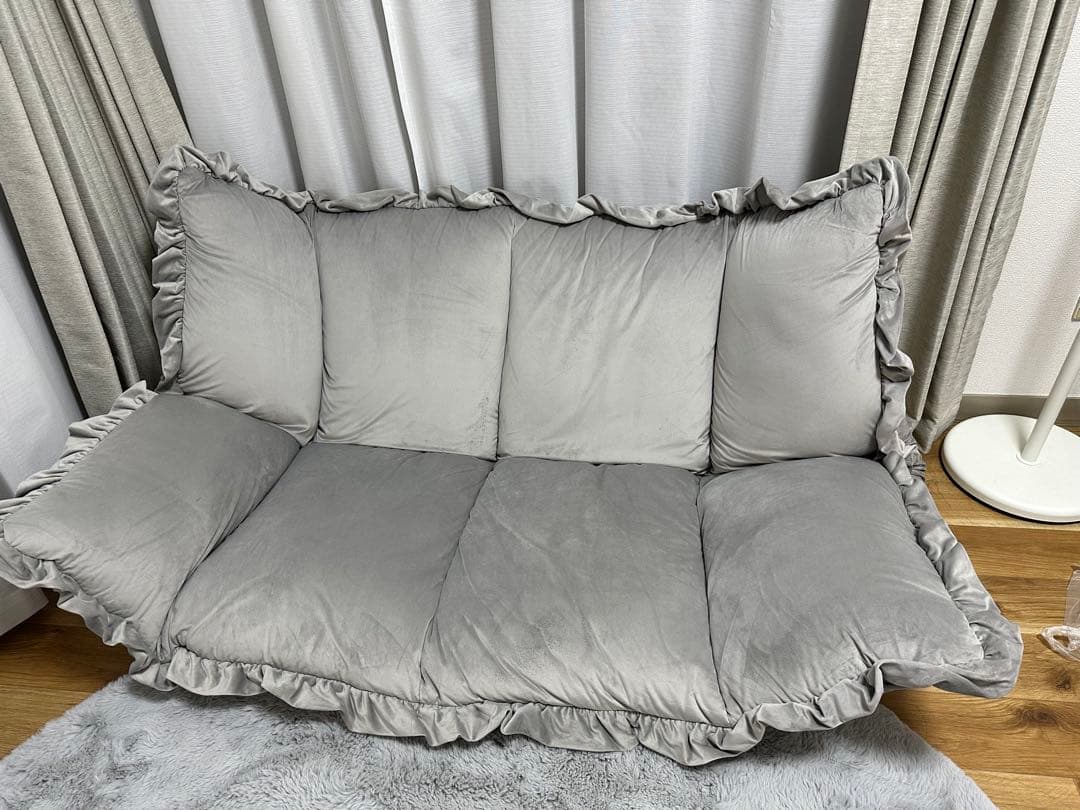 FrancFranc カラン フロアソファ （W1120～1570） グレー