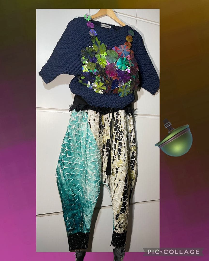 ISSEY MIYAKE 3D 変形パンツ スチームストレッチ イッセイミヤケ