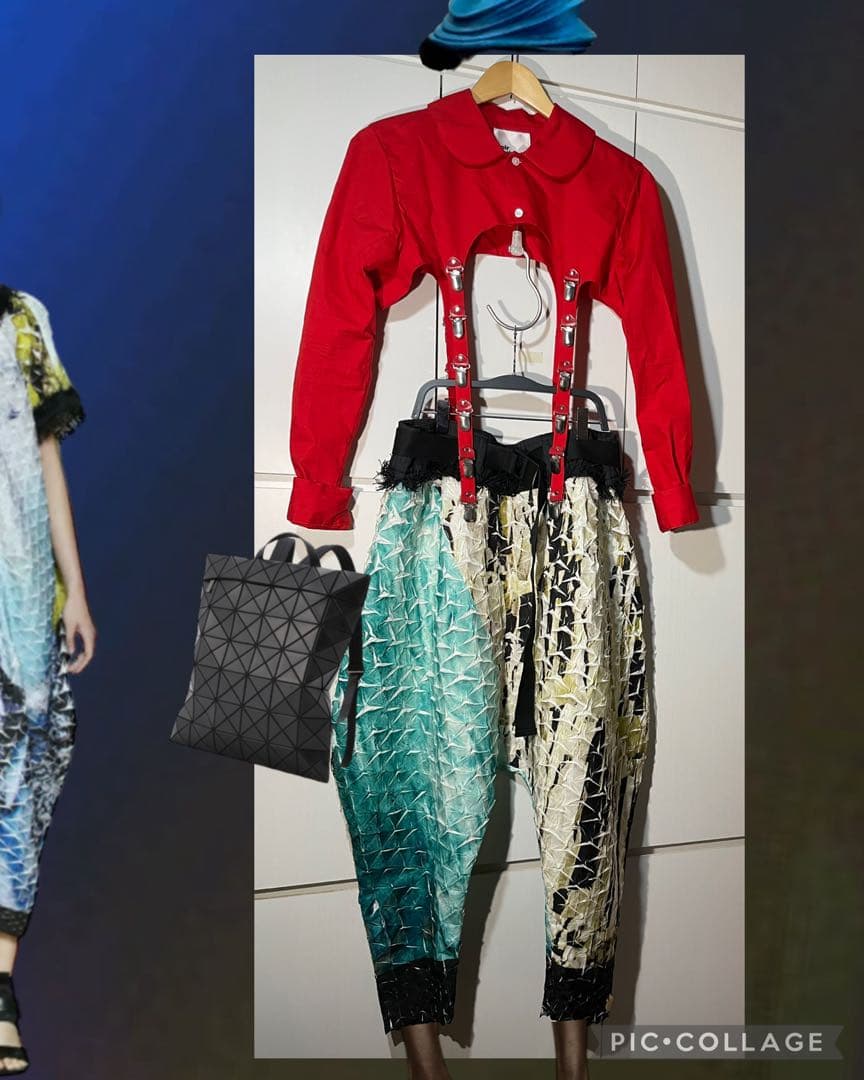 ISSEY MIYAKE 3D 変形パンツ スチームストレッチ イッセイミヤケ