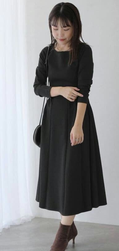 【新品】ラトータリテ フィットフレアニットワンピース