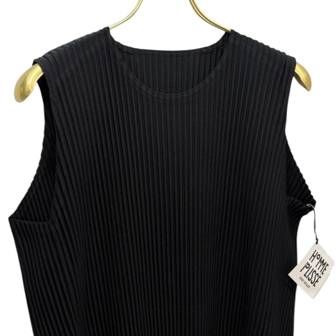 HOMME PLISSE オムプリッセ ロング丈ベスト　HP43JK113