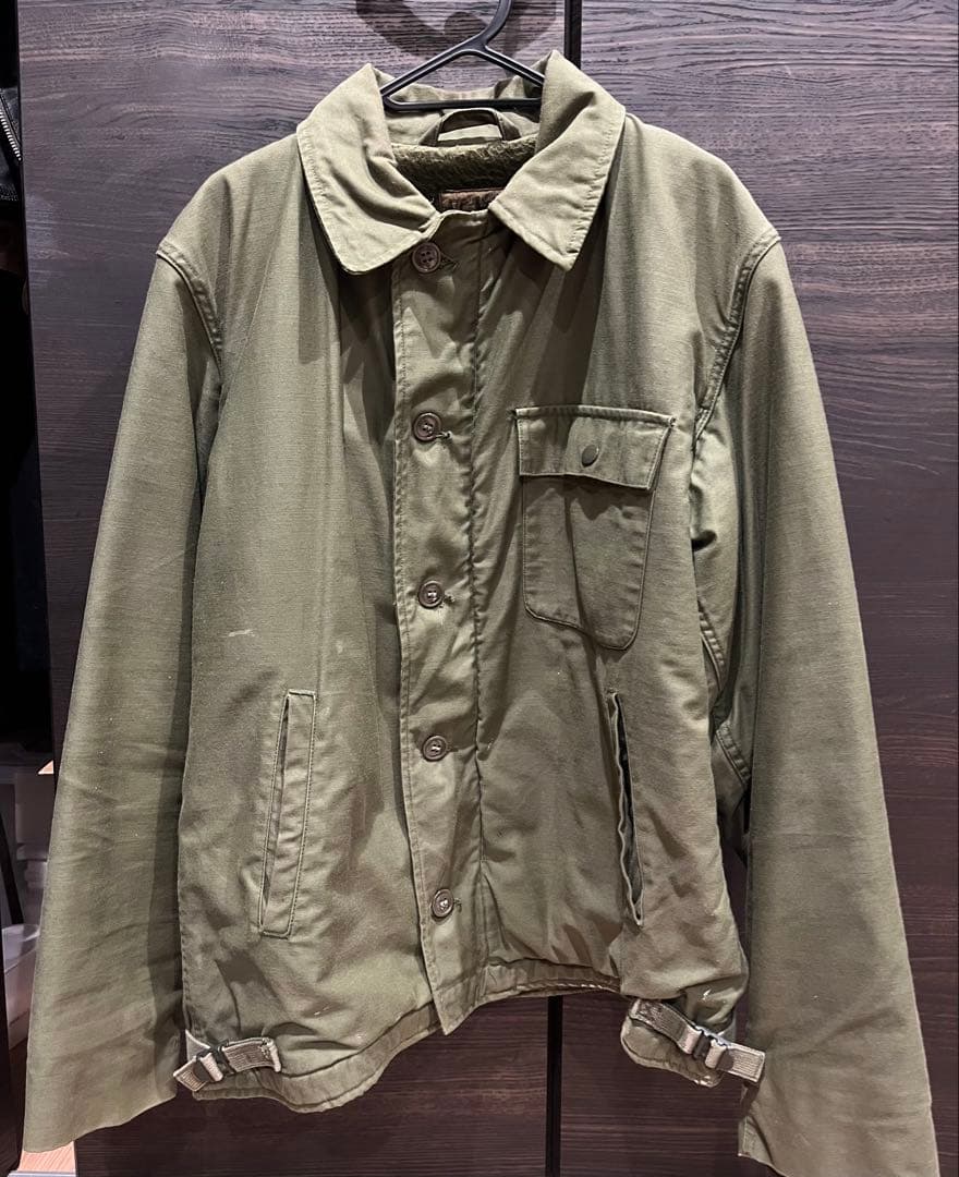 U.S.NAVY　A-2　DECK　JACKET 古着
