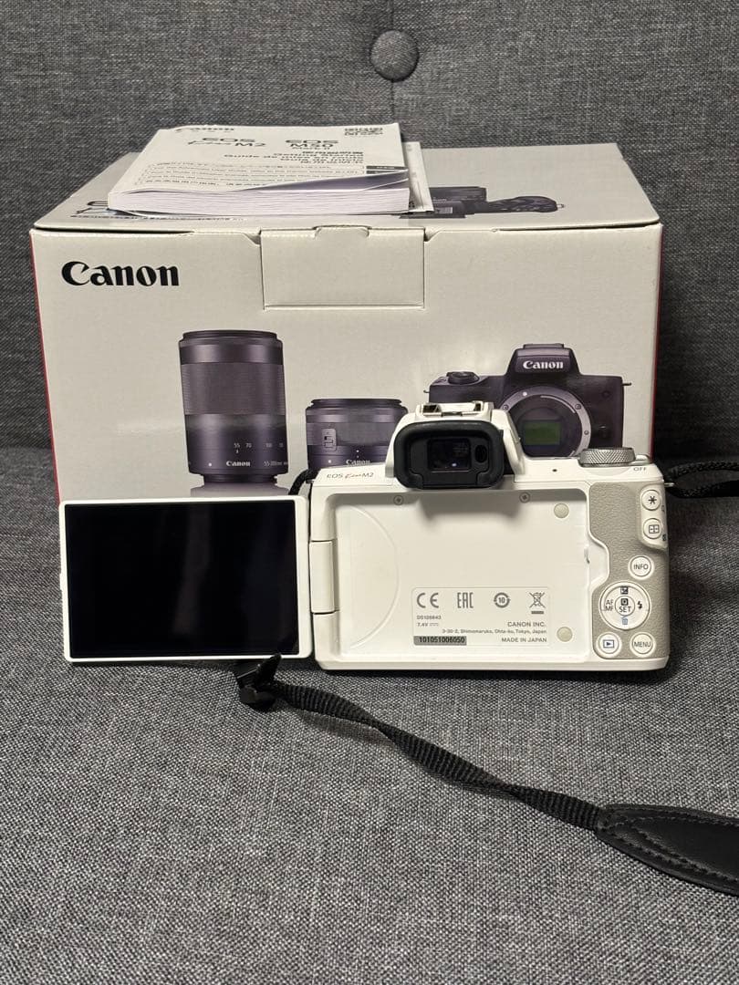 本日限定お値下！Canon eos kissM2ミラーレス一眼保護カバー付
