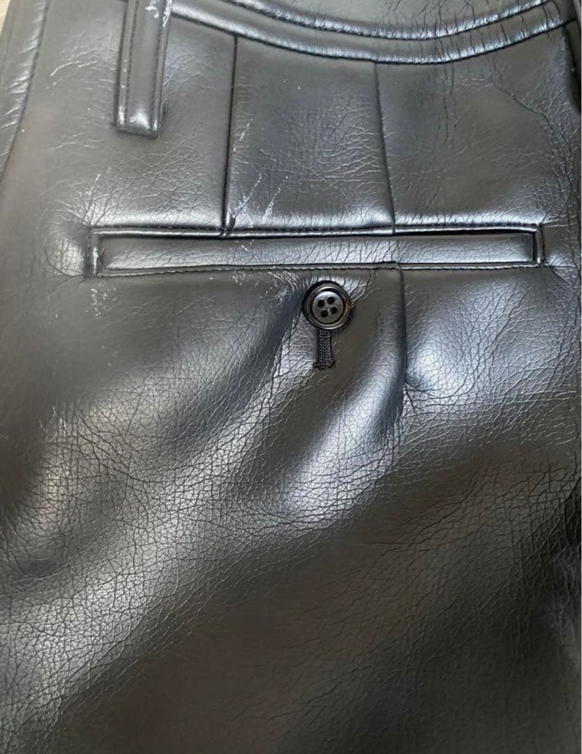 COMME des GARCONS AD1990 archive レザーパンツ