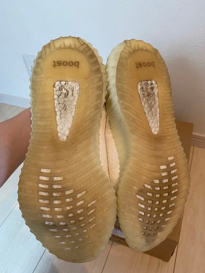 アディダス イージーブースト350 V2 クリーム ホワイト インファント I