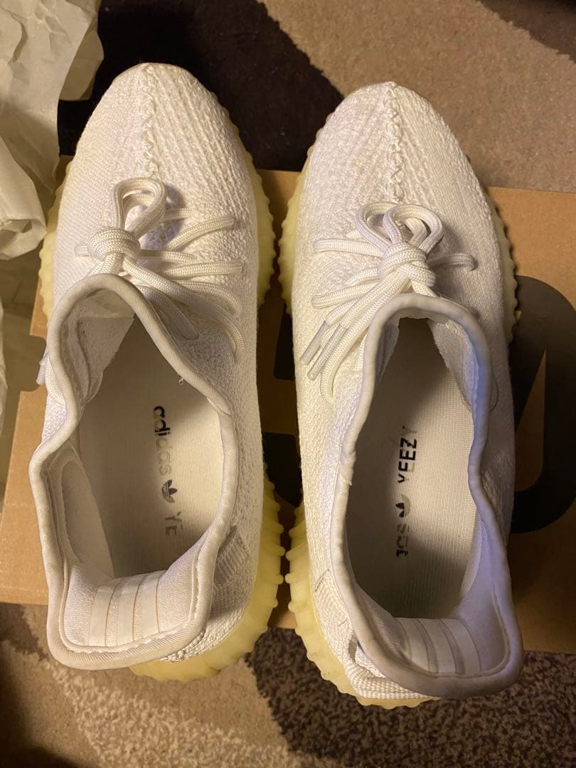 アディダス イージーブースト350 V2 クリーム ホワイト インファント I