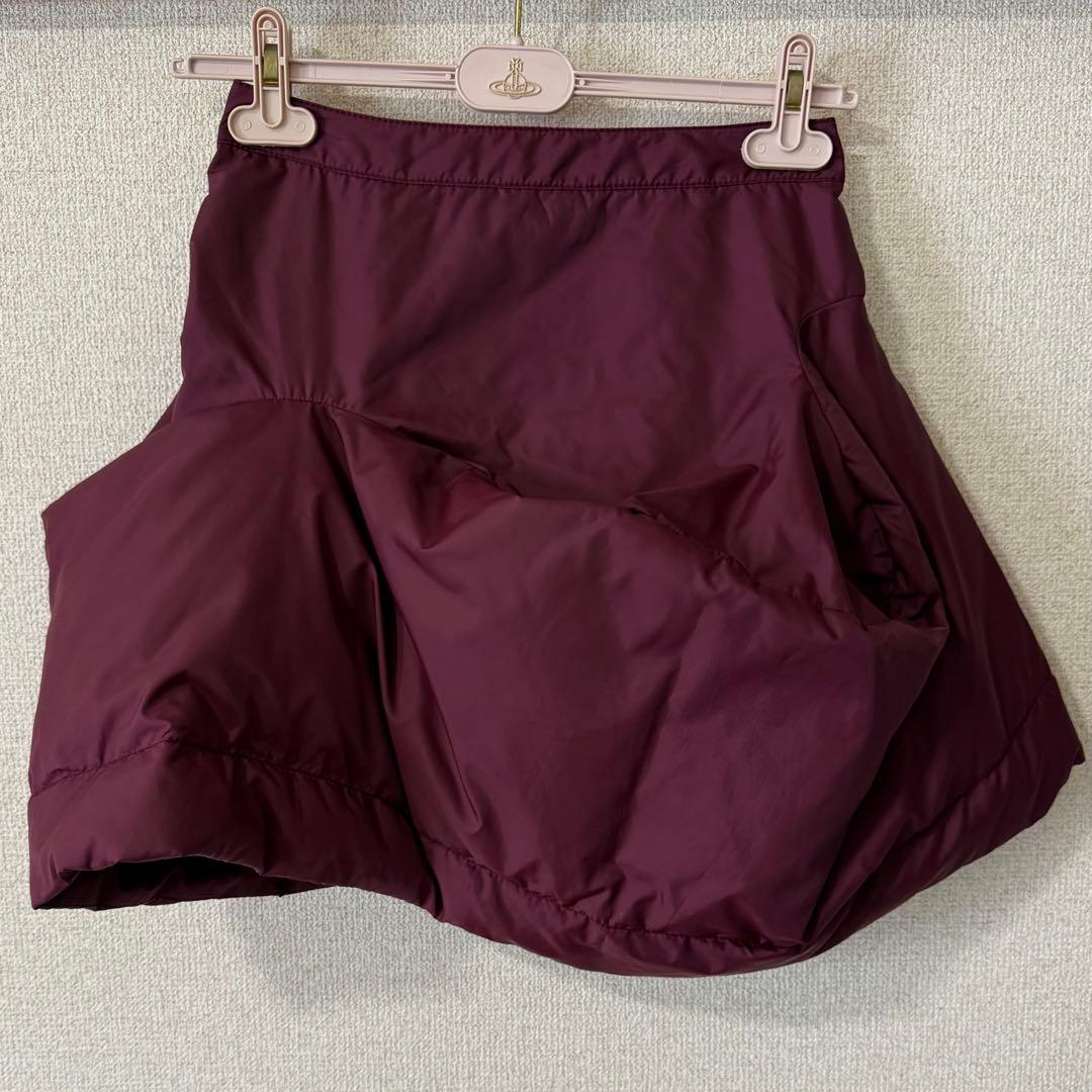 希少VivienneWestwood 中綿入りふわふわスカート/レッド