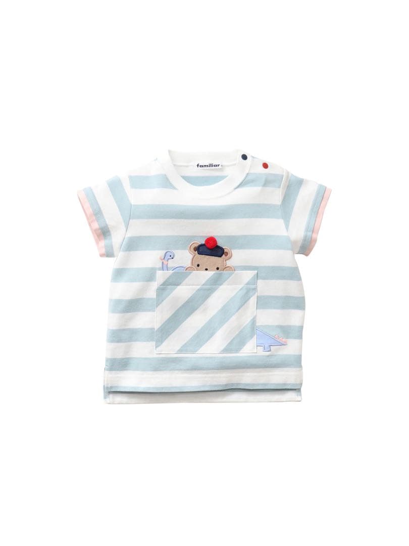 ファミリア　Tシャツ　ボーダー