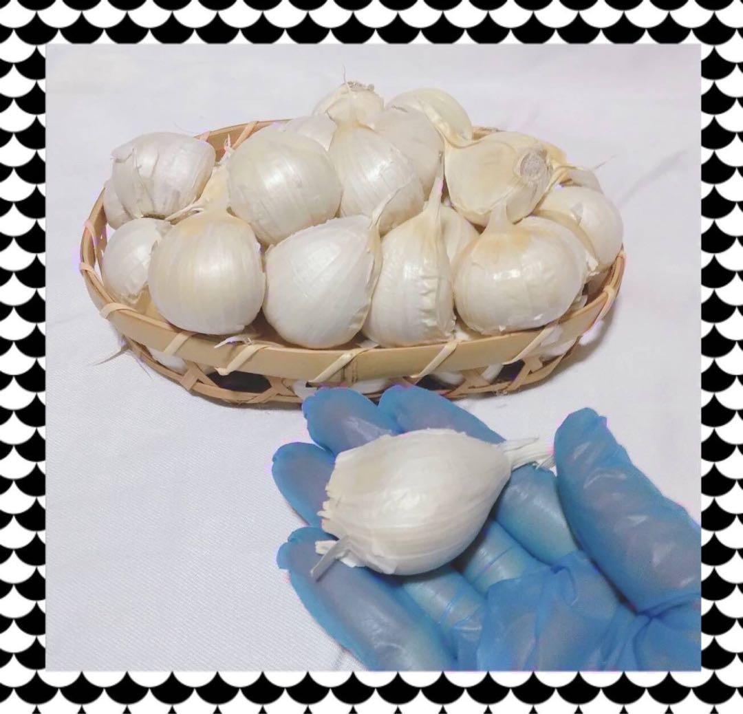 【青森県産】最高級品種 新物ホワイト六片 にんにく バラ　5kg