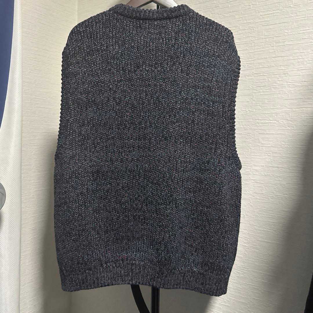 断捨離さん。専用 KNITTED TWO POCKET VEST M