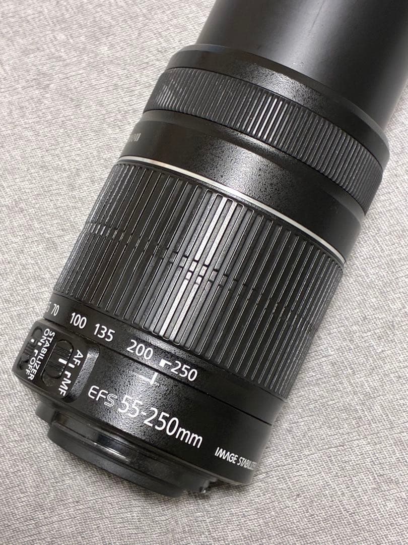 ⭐️完動⭐️ Canon EF-S 55-250mm IS II フード付望遠レンズ