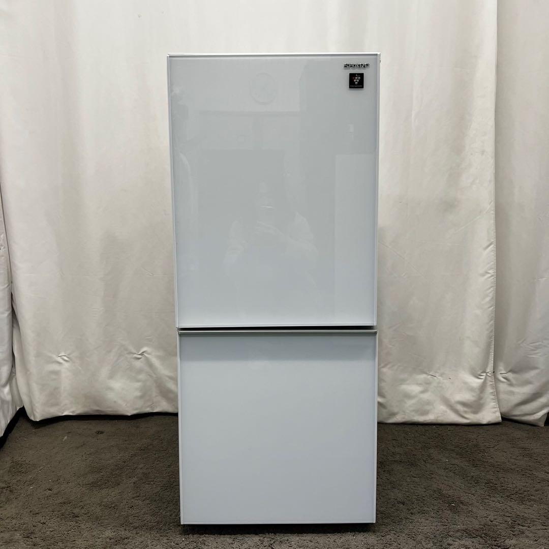954⭕️冷蔵庫　シャープ　一人暮らし　小型　白　右開/左開対応　安い　設置無料