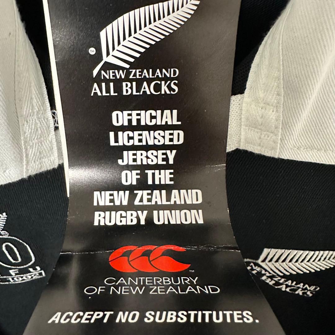 Canterbury カンタベリー　オールブラックス　100周年記念ラガーシャツ