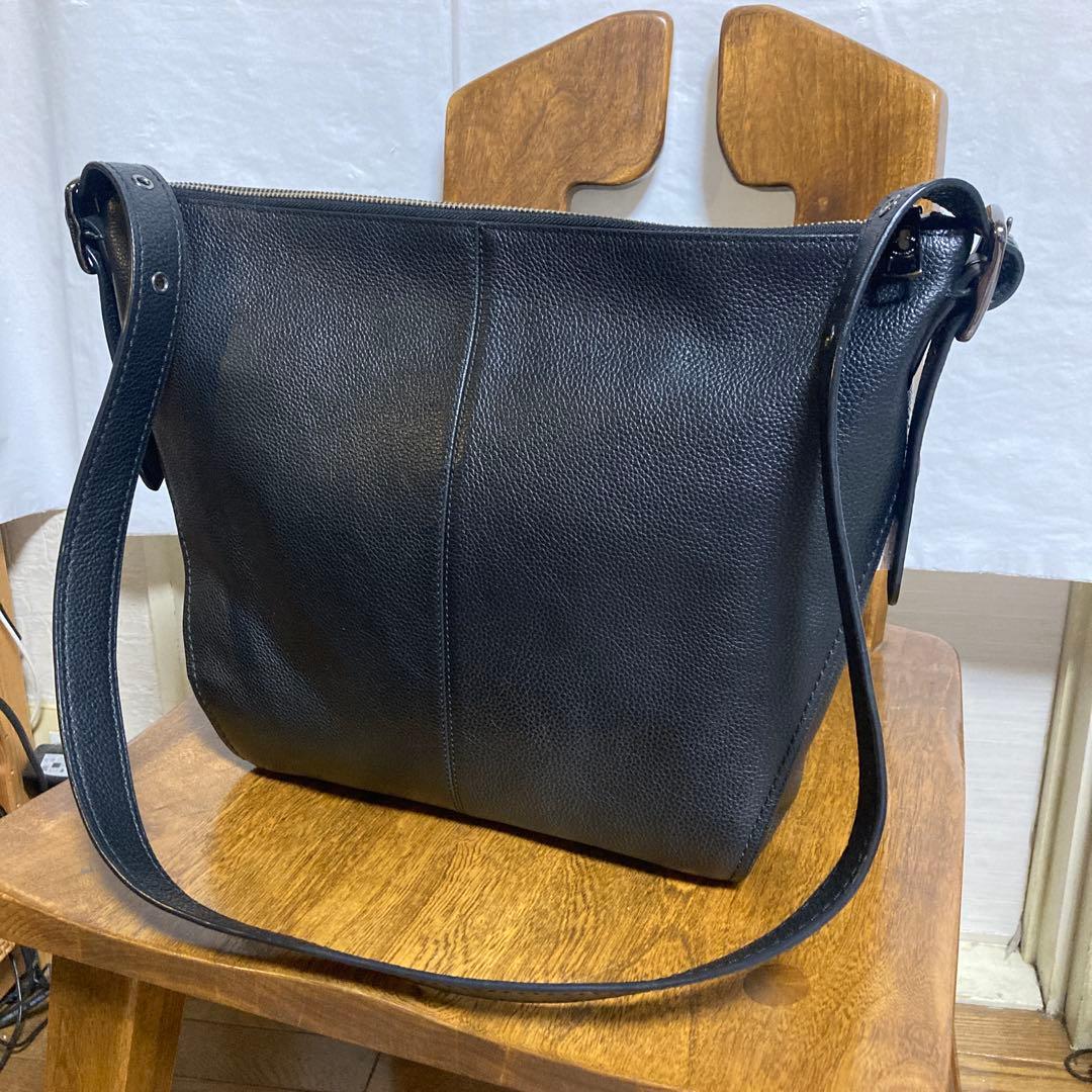 COACHショルダーバッグ★21378、美品.オールレザー、メンズ、レディース