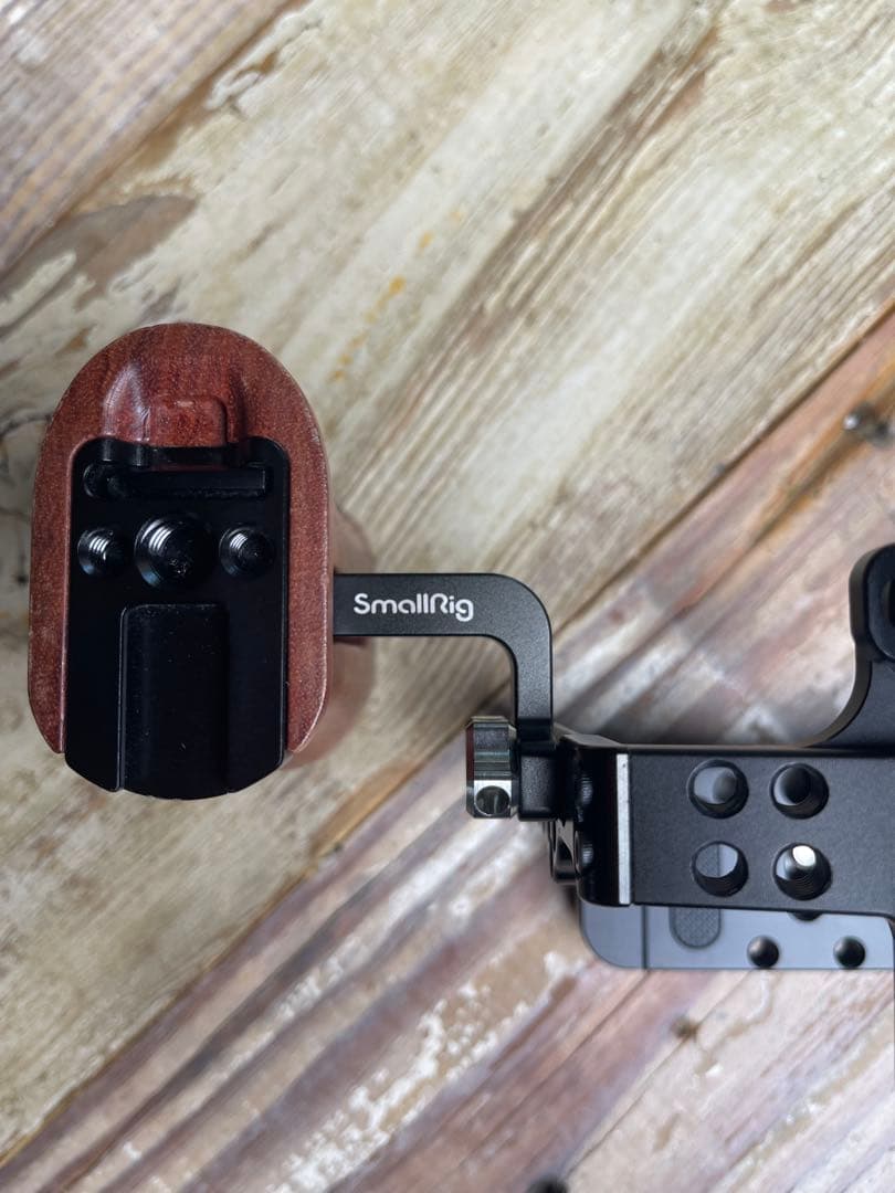 超美品　GH5用カメラケージ＋木製グリップNICEYRIG × SmallRig