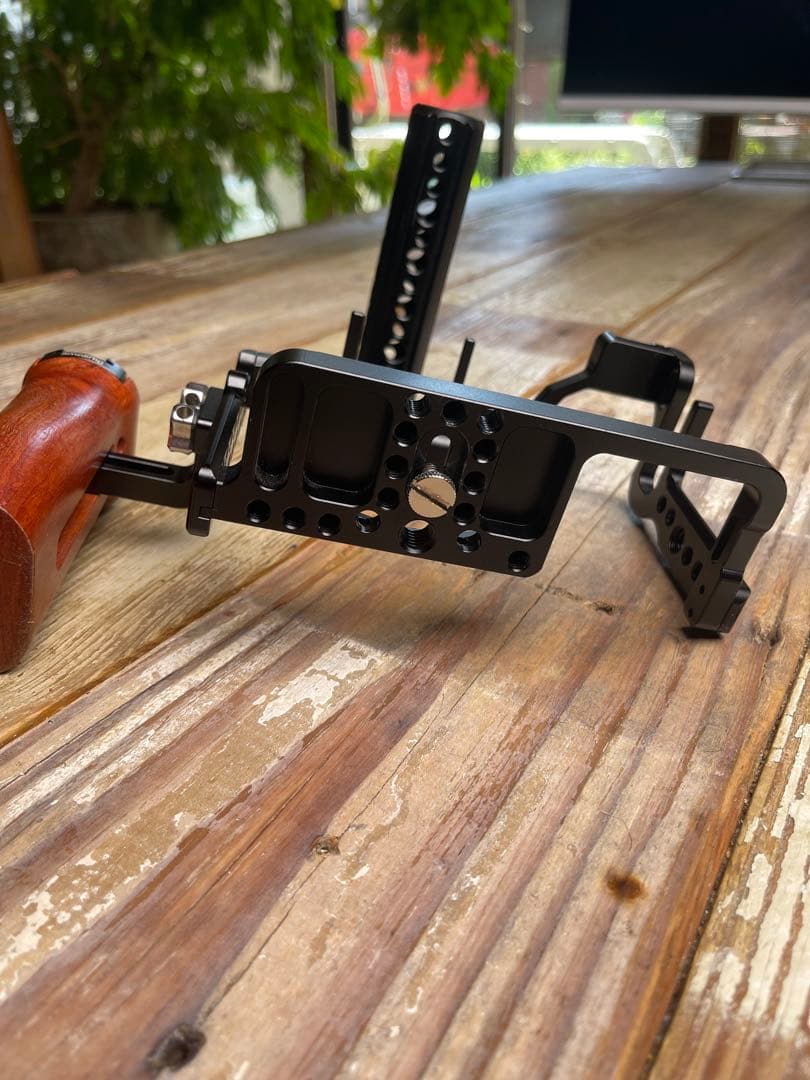 超美品　GH5用カメラケージ＋木製グリップNICEYRIG × SmallRig
