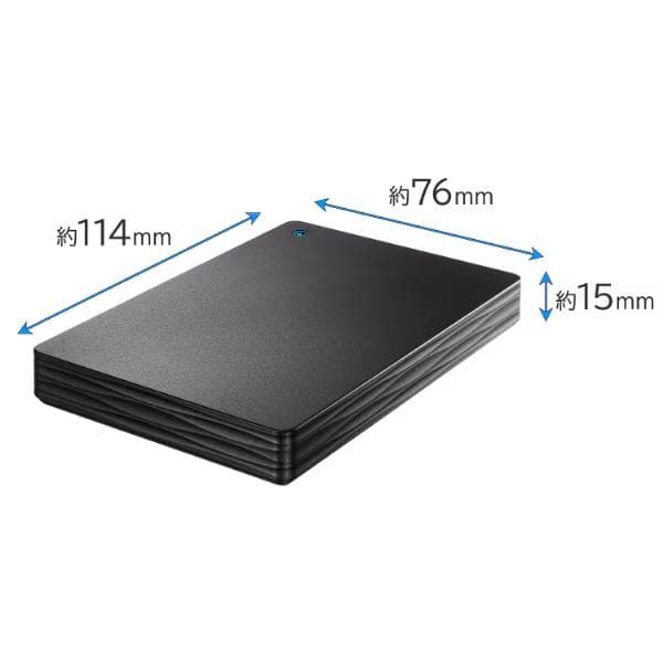 【新品・未開封】I-O DATA ポータブルHDD 1TB HDPH-UT1KR