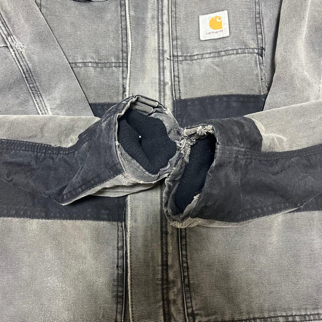 陽*長様 carhartt トラディショナルコート　ブラック　フェード　ボロ　リ