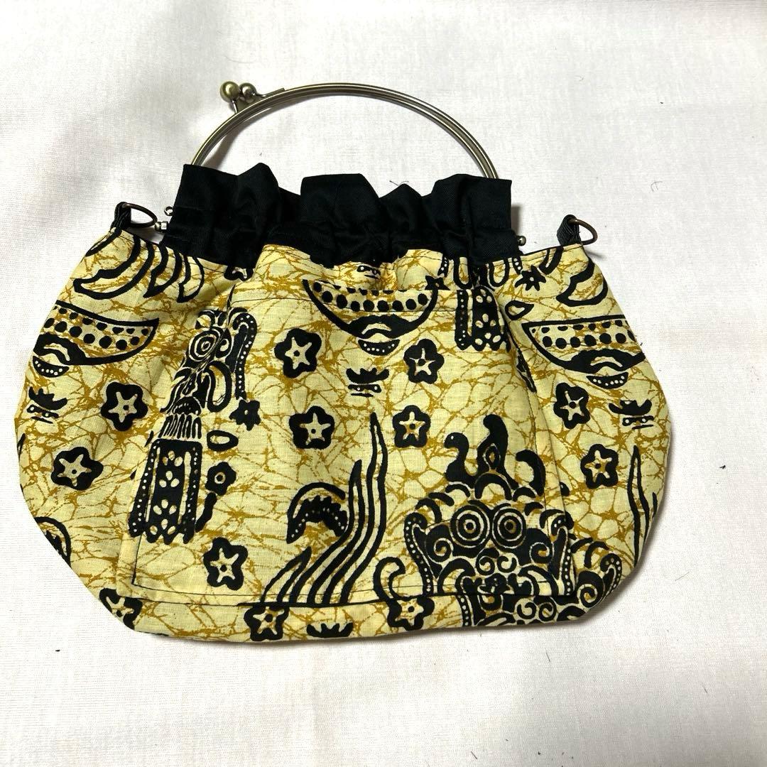 押し活　バディック　藤井風　べんり口金バッグ　巾着袋　ショルダー　ハンドメイド