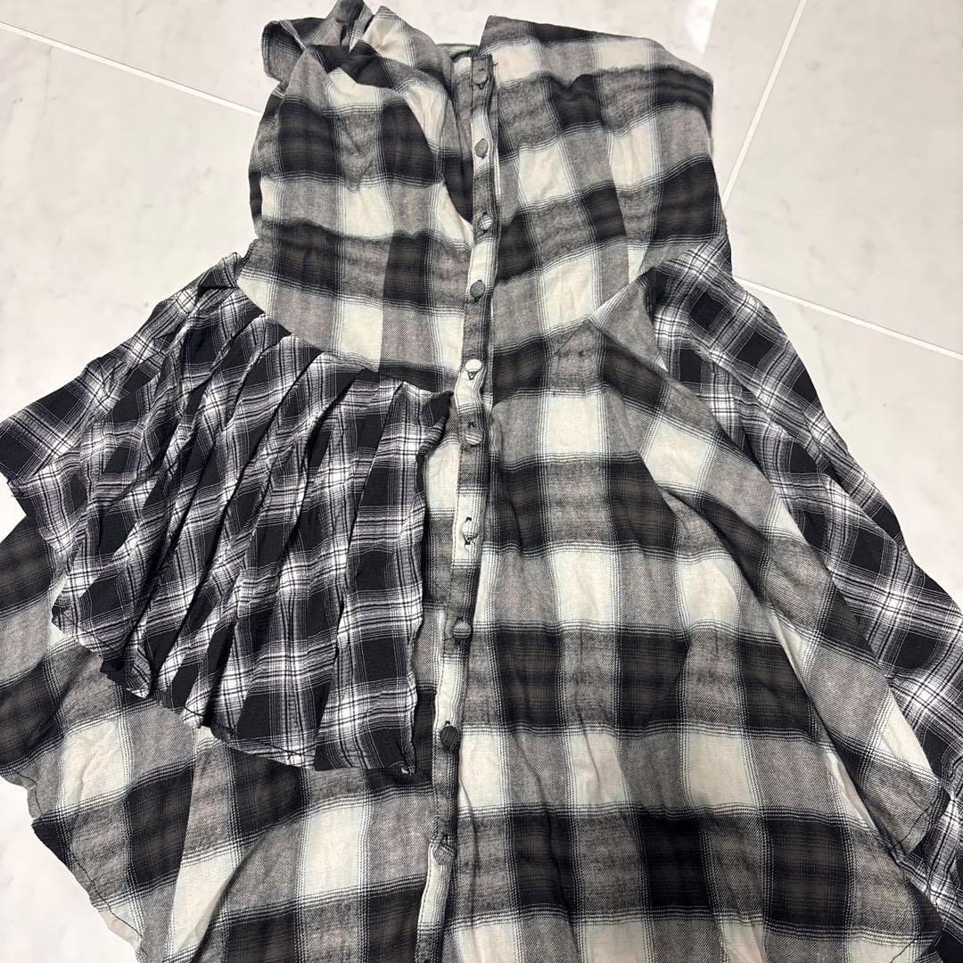 ワンピース theredthread S layered dress bug check