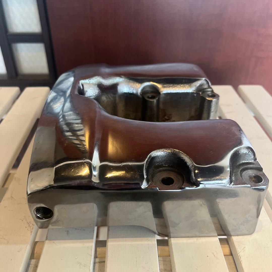 ショベルヘッド　ロッカーカバー　メッキ