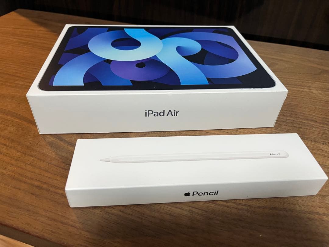 iPad Air 4 64GB スカイブルー + Apple pencil 2